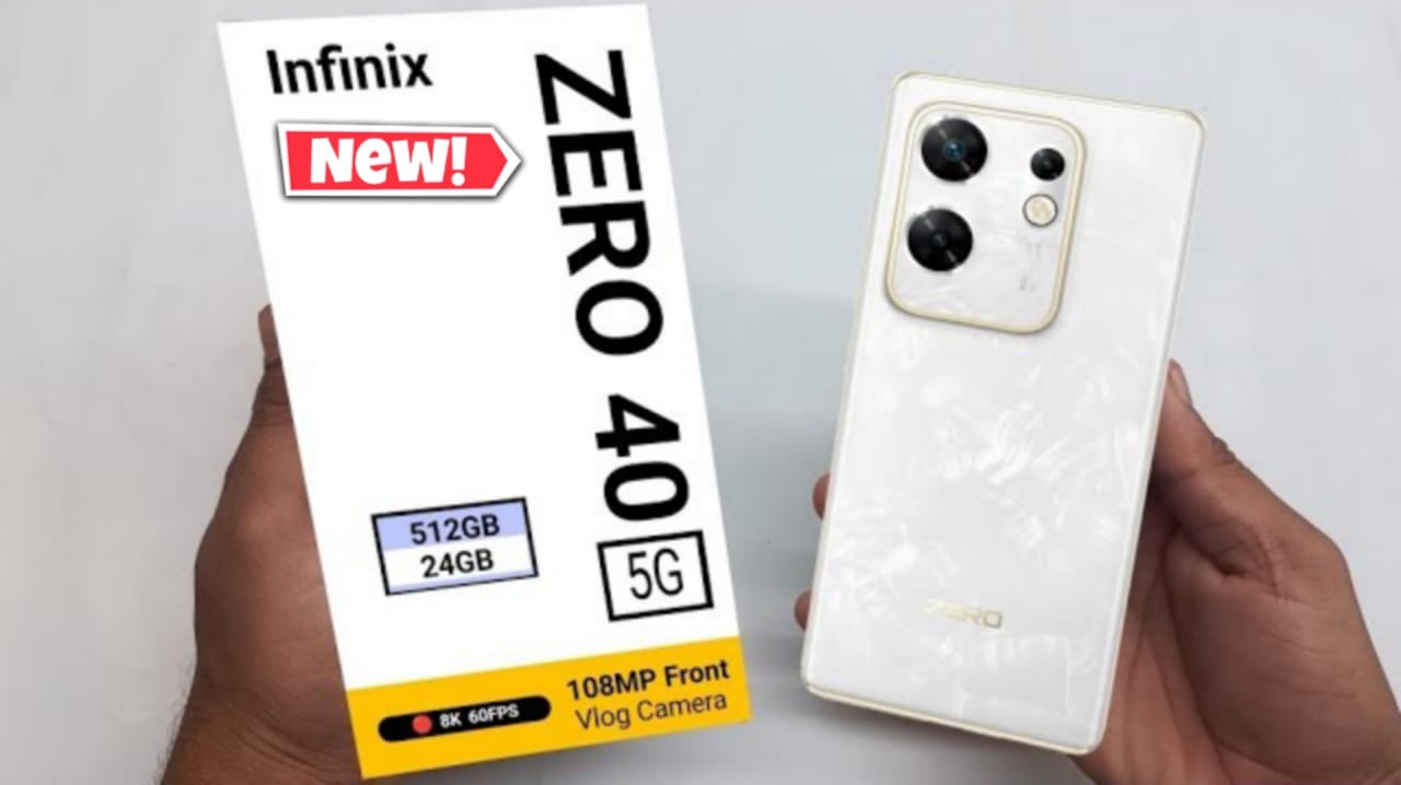 Infinix Zero 40 5G: 108MP कैमरा, 12GB रैम और 45W 3X Faster चार्जर वाला 5G स्मार्टफोन !